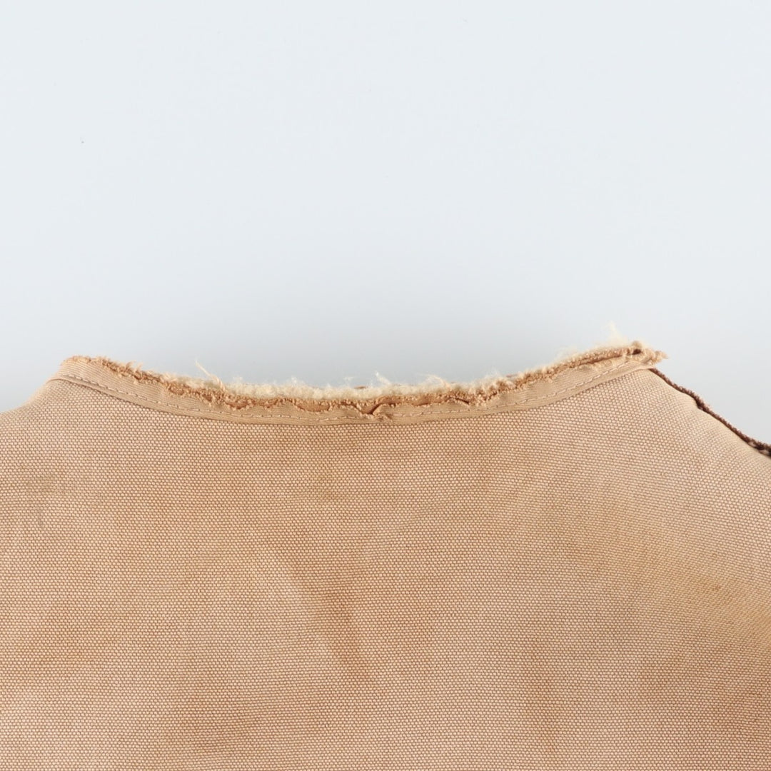 Carhartt Duck Vest, Men's Size M (approx.), Vintage unclear beige type brown Vintage Second Hand