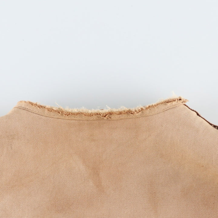 Carhartt Duck Vest, Men's Size M (approx.), Vintage unclear beige type brown Vintage Second Hand