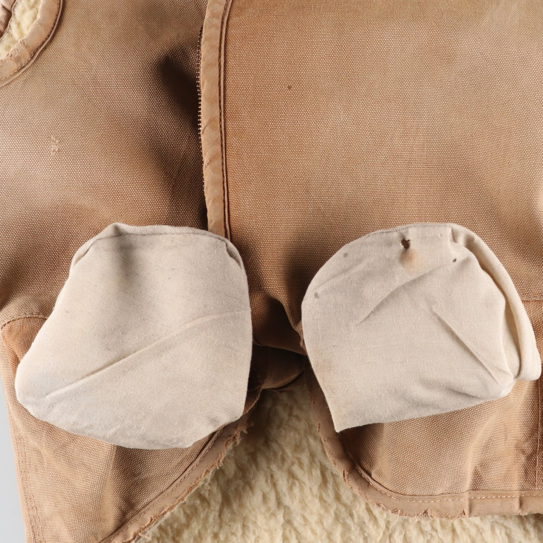 Carhartt Duck Vest, Men's Size M (approx.), Vintage unclear beige type brown Vintage Second Hand