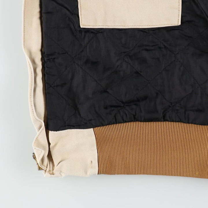 Carhartt Hooded Padded Duck Vest, Men's Size XL cotton brown type Vintage Second Hand