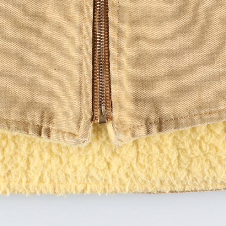 ~90'S Carhartt Duck Vest, Made in USA, Men's XL equivalent, Vintage cotton Beige type Vintage Second Hand