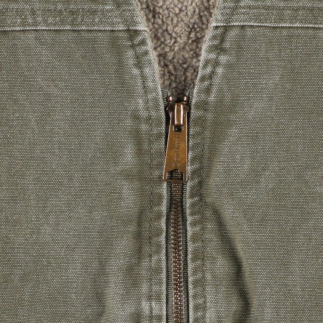 Carhartt Duck Vest, Men's Size XL (Equivalent), Vintage unclear Khaki type Vintage Second Hand