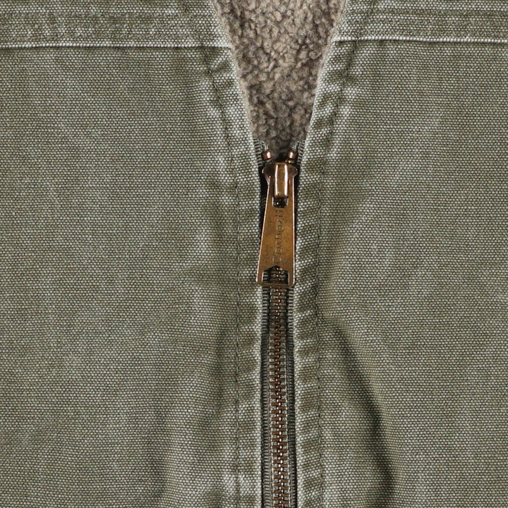 Carhartt Duck Vest, Men's Size XL (Equivalent), Vintage unclear Khaki type Vintage Second Hand