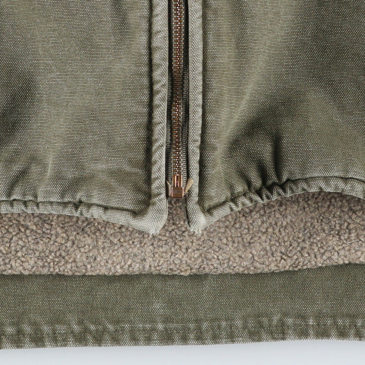 Carhartt Duck Vest, Men's Size XL (Equivalent), Vintage unclear Khaki type Vintage Second Hand