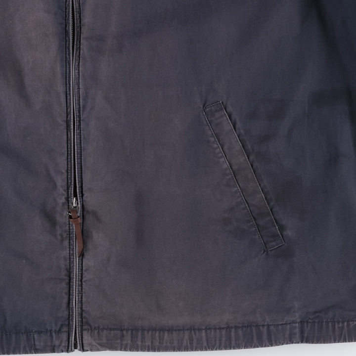 Ralph Lauren POLO RALPH LAUREN Swing Top Sports Jacket Men's XXL cotton navy blue type Vintage Second Hand