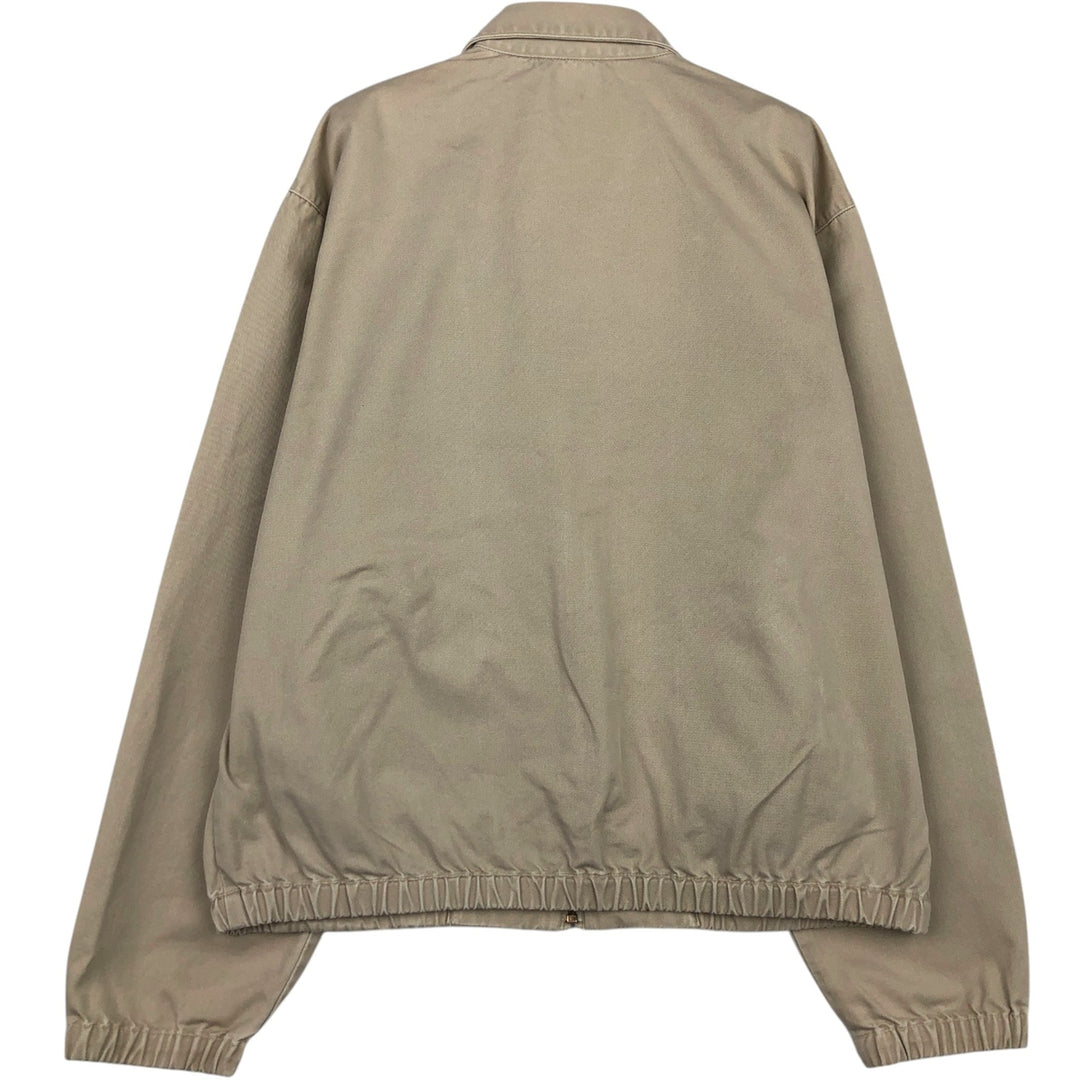 90'S Polo by Ralph Lauren swing top sports jacket, made in the USA, men's size S, vintage cotton Beige type Vintage Second Hand