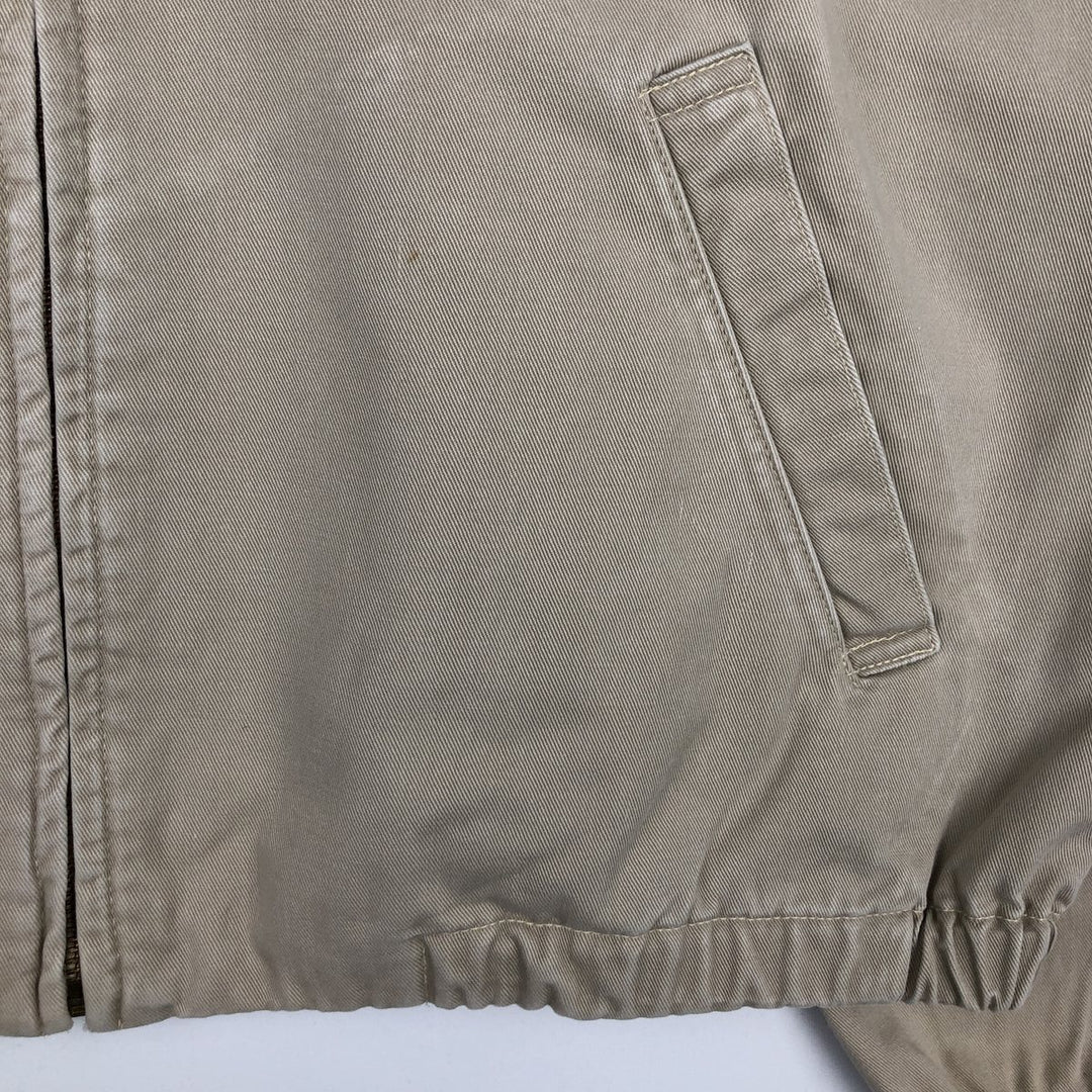 90'S Polo by Ralph Lauren swing top sports jacket, made in the USA, men's size S, vintage cotton Beige type Vintage Second Hand
