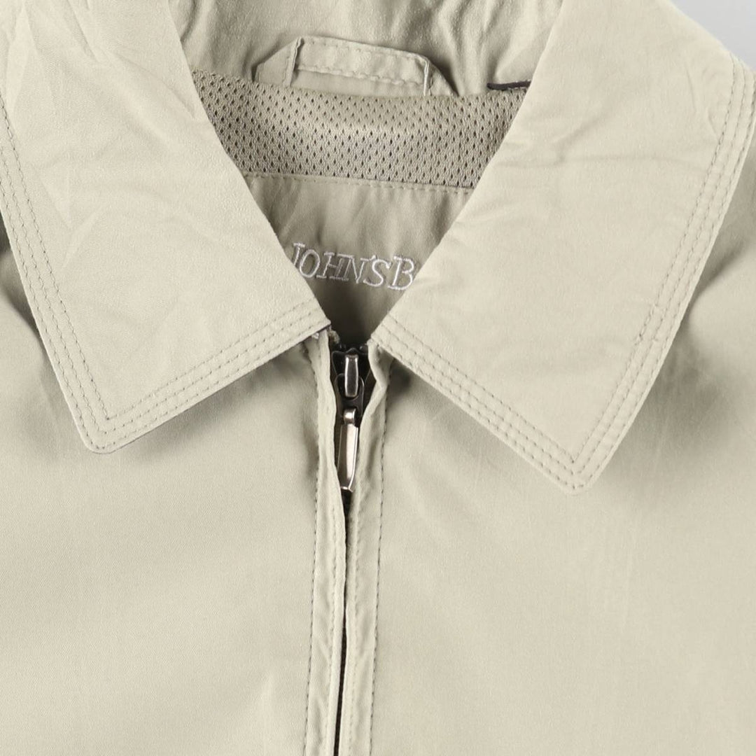 St. John's Bay Swing Top Sports Jacket, Men's Size M (approx.) polyester Beige type Vintage Second Hand