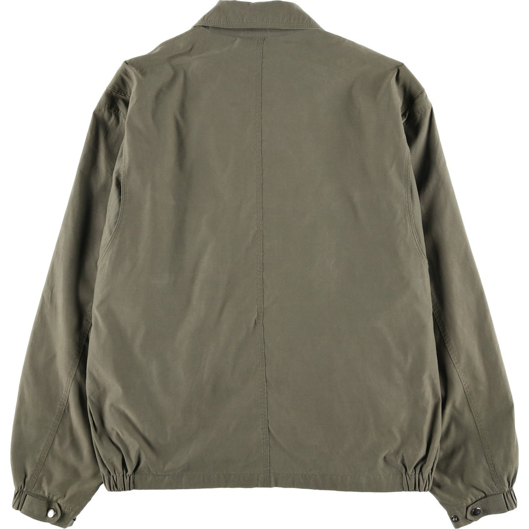 St. John's Bay Swing Top Sports Jacket, Men's Size L (approx.) polyester Khaki type Vintage Second Hand