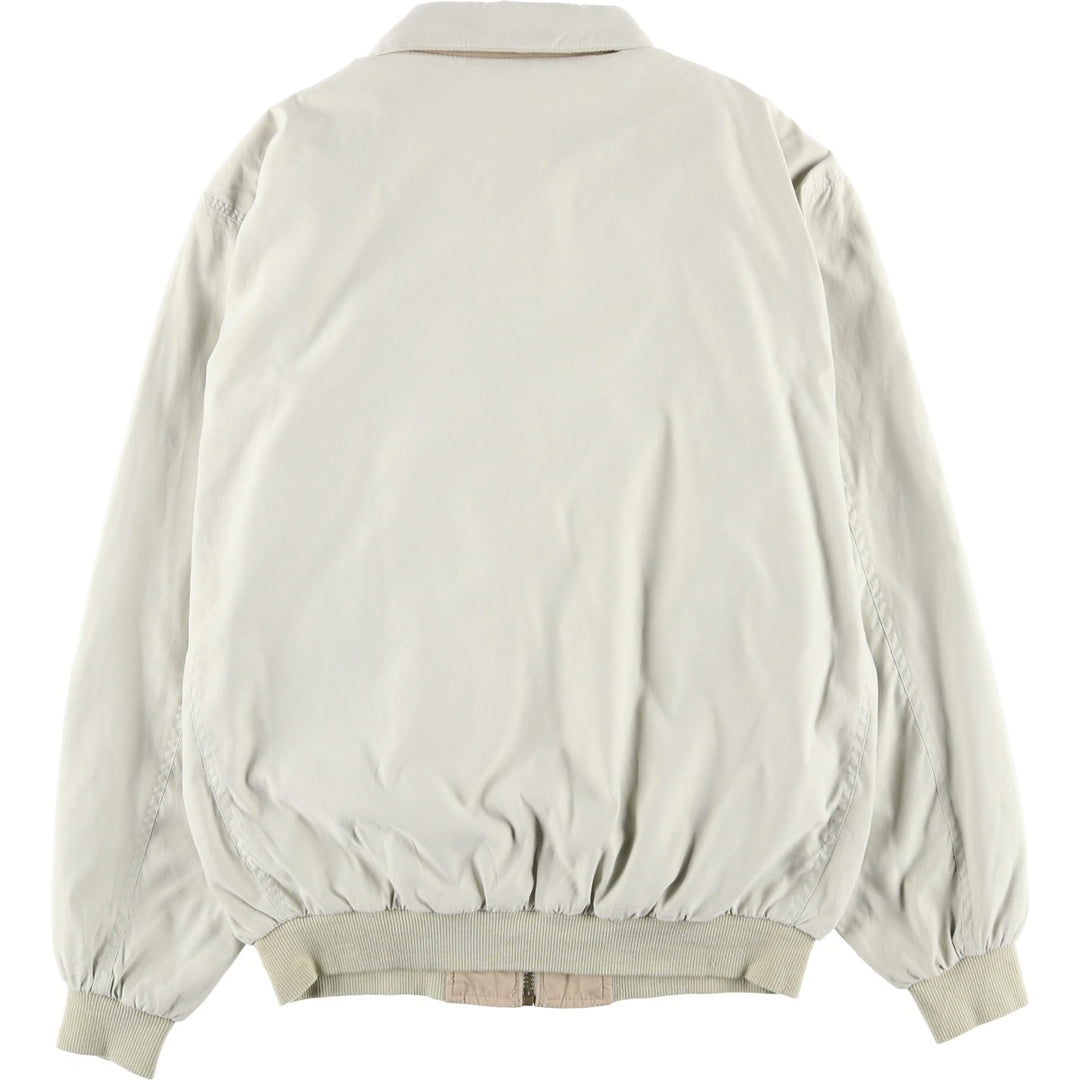 1990'S St. John's Bay Swing Top Sport Jacket, Men's Size L (approx.), Vintage polyester ivory Vintage Second Hand