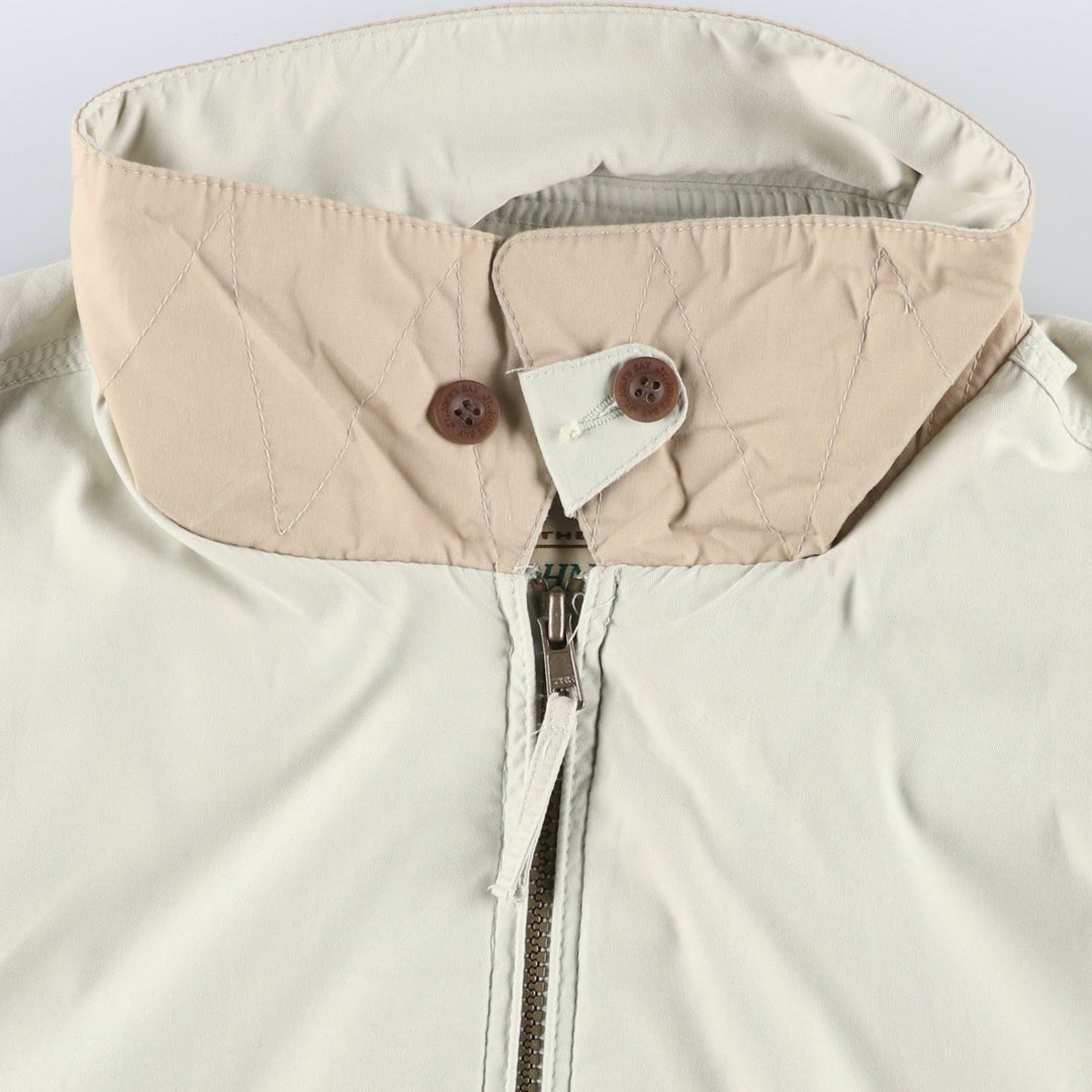 1990'S St. John's Bay Swing Top Sport Jacket, Men's Size L (approx.), Vintage polyester ivory Vintage Second Hand