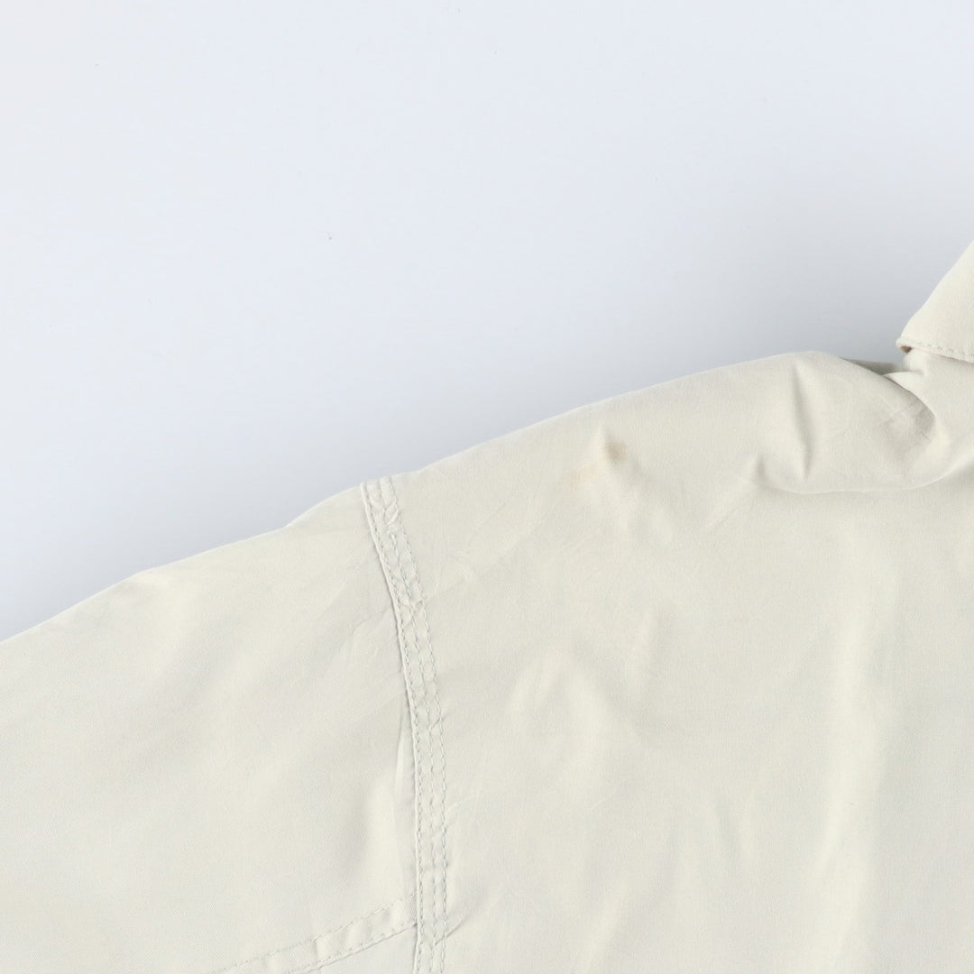1990'S St. John's Bay Swing Top Sport Jacket, Men's Size L (approx.), Vintage polyester ivory Vintage Second Hand