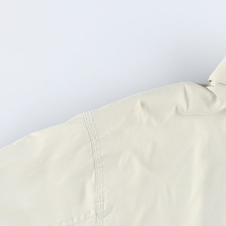 1990'S St. John's Bay Swing Top Sport Jacket, Men's Size L (approx.), Vintage polyester ivory Vintage Second Hand
