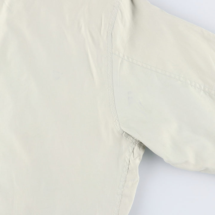1990'S St. John's Bay Swing Top Sport Jacket, Men's Size L (approx.), Vintage polyester ivory Vintage Second Hand