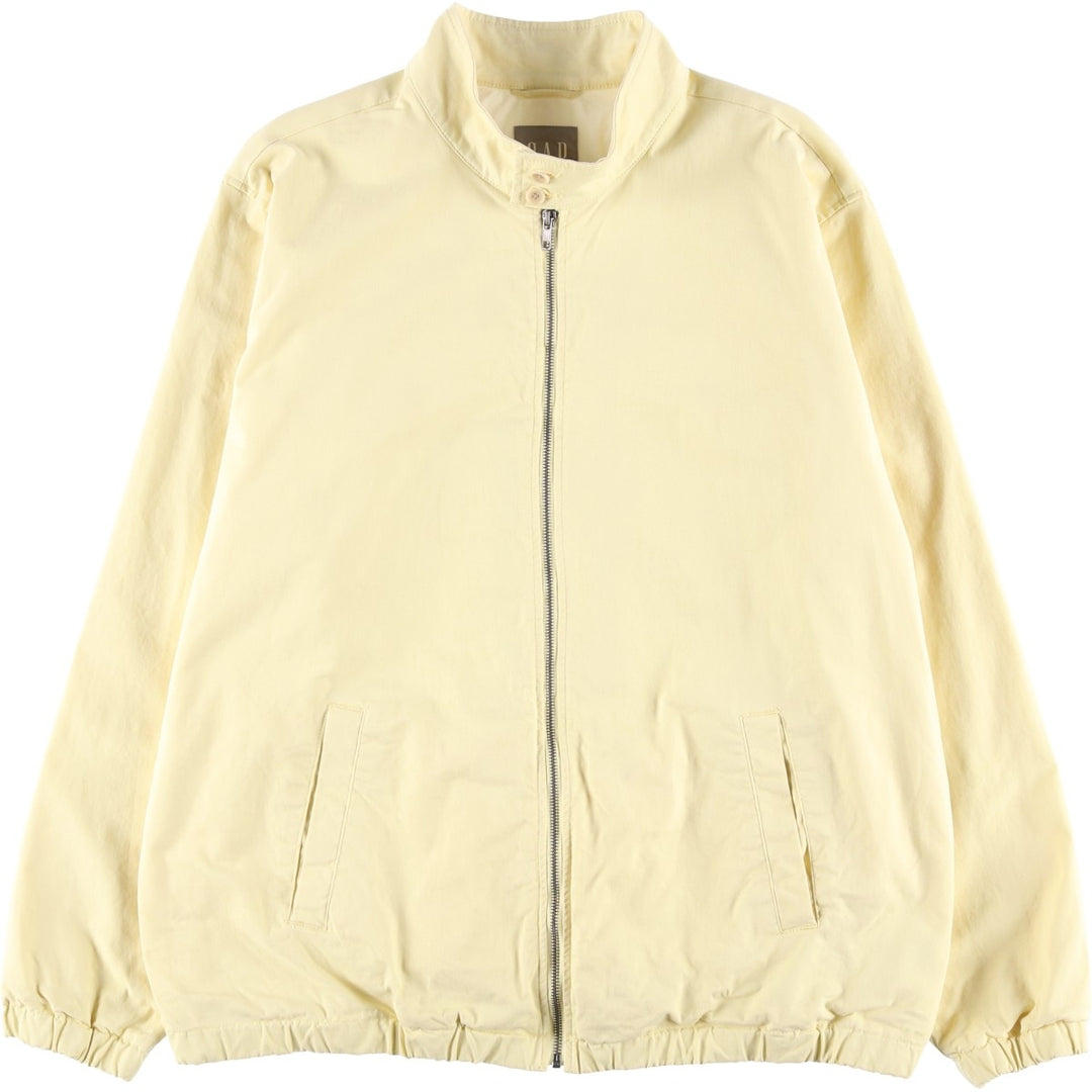 GAP Harrington Jacket Swing Top, Men's XL (approx.) cotton lemon yellow Vintage Second Hand
