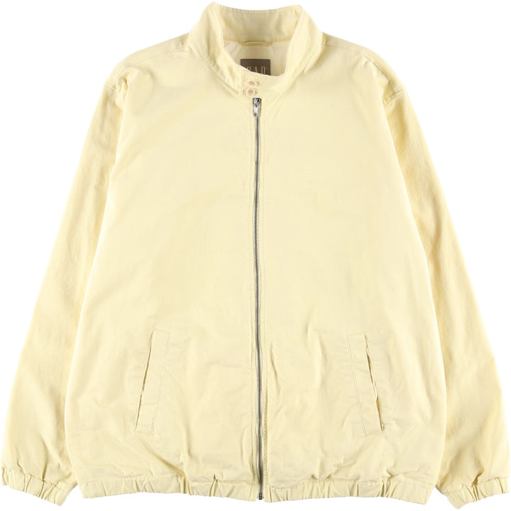 GAP Harrington Jacket Swing Top, Men's XL (approx.) cotton lemon yellow Vintage Second Hand