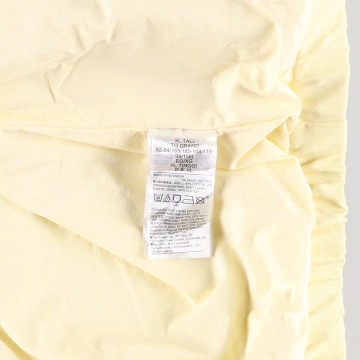 GAP Harrington Jacket Swing Top, Men's XL (approx.) cotton lemon yellow Vintage Second Hand