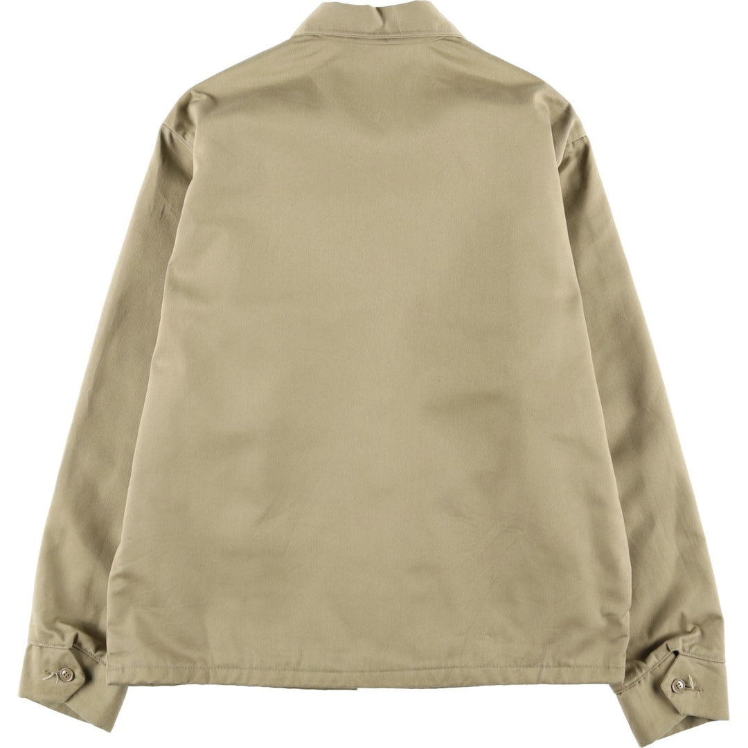 1980'S Fieldmaster Swing Top Sport Jacket, Made in USA, Men's Size L (Equivalent), Vintage cotton Beige type Vintage Second Hand