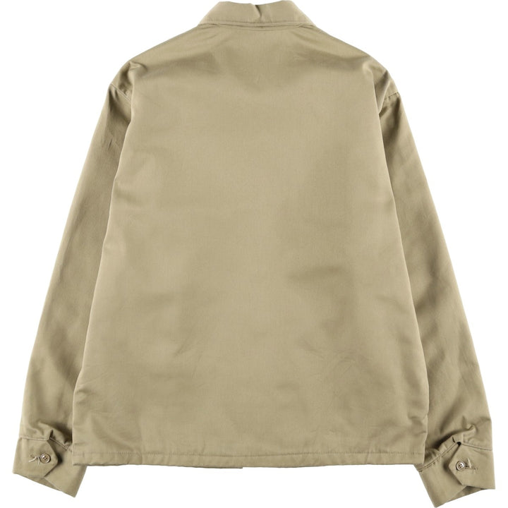 1980'S Fieldmaster Swing Top Sport Jacket, Made in USA, Men's Size L (Equivalent), Vintage cotton Beige type Vintage Second Hand