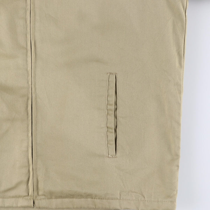 1980'S Fieldmaster Swing Top Sport Jacket, Made in USA, Men's Size L (Equivalent), Vintage cotton Beige type Vintage Second Hand