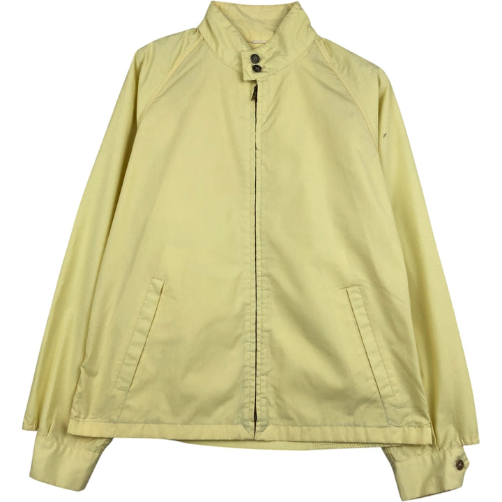 1970'S English Squire Harrington Jacket Swing Top, Made in USA, Men's Size L (approx.), Vintage polyester yellow type Vintage Second Hand