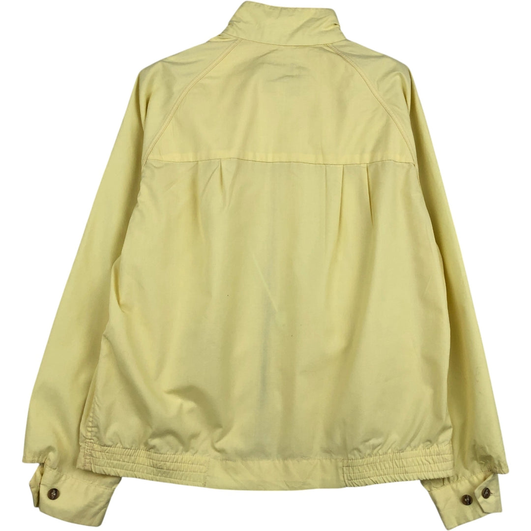1970'S English Squire Harrington Jacket Swing Top, Made in USA, Men's Size L (approx.), Vintage polyester yellow type Vintage Second Hand