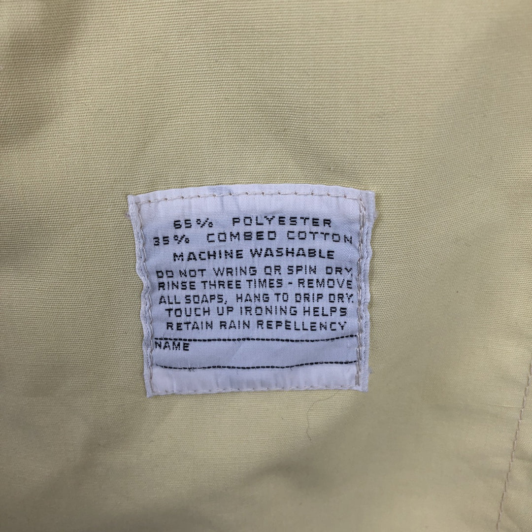 1970'S English Squire Harrington Jacket Swing Top, Made in USA, Men's Size L (approx.), Vintage polyester yellow type Vintage Second Hand