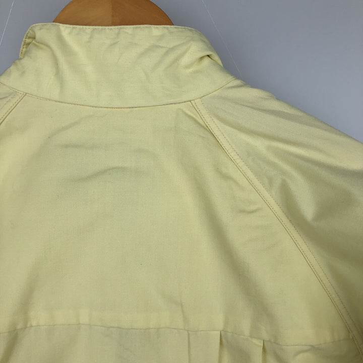 1970'S English Squire Harrington Jacket Swing Top, Made in USA, Men's Size L (approx.), Vintage polyester yellow type Vintage Second Hand