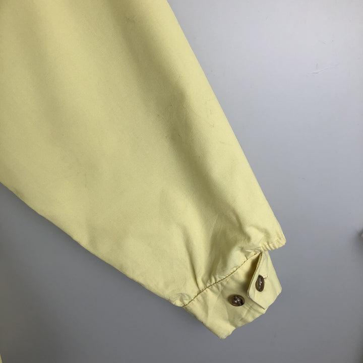 1970'S English Squire Harrington Jacket Swing Top, Made in USA, Men's Size L (approx.), Vintage polyester yellow type Vintage Second Hand
