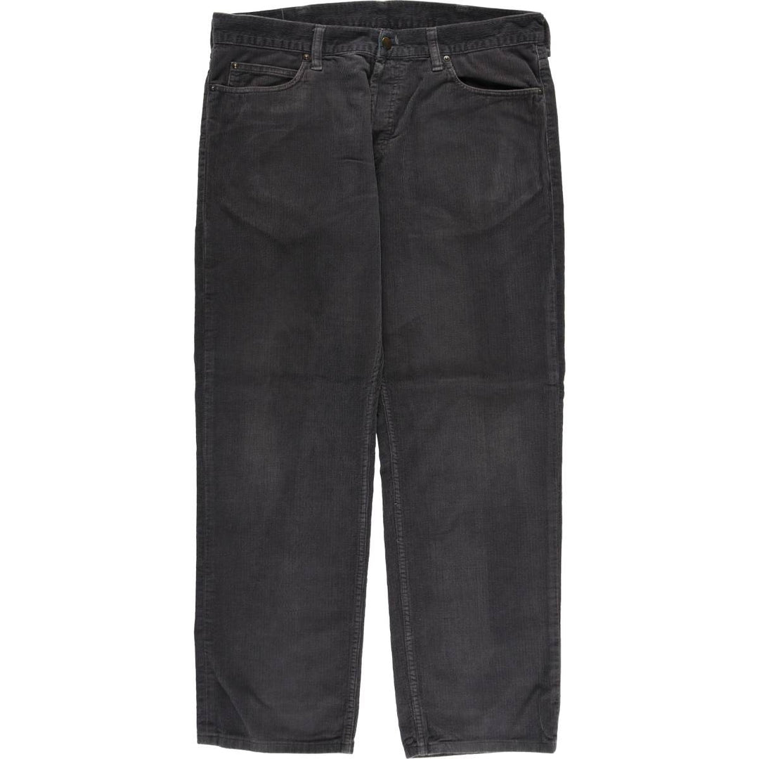 Carhartt WORK IN PROGRESS corduroy pants, men's size W37 (approx.) cotton gray type Vintage Second Hand
