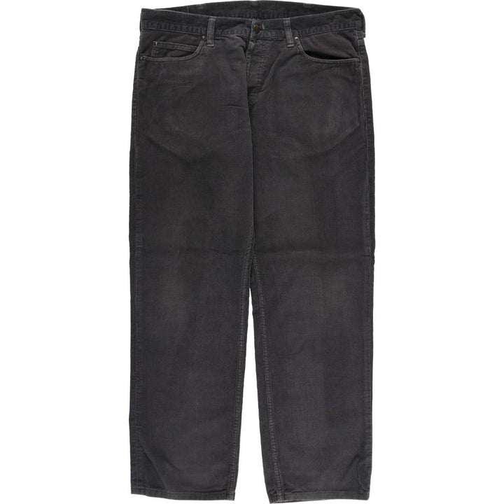 Carhartt WORK IN PROGRESS corduroy pants, men's size W37 (approx.) cotton gray type Vintage Second Hand