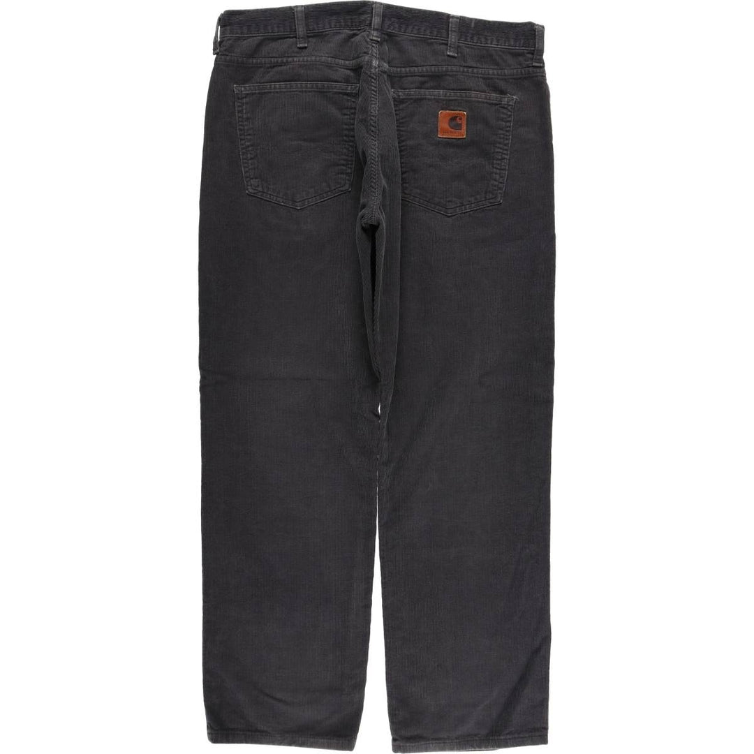 Carhartt WORK IN PROGRESS corduroy pants, men's size W37 (approx.) cotton gray type Vintage Second Hand