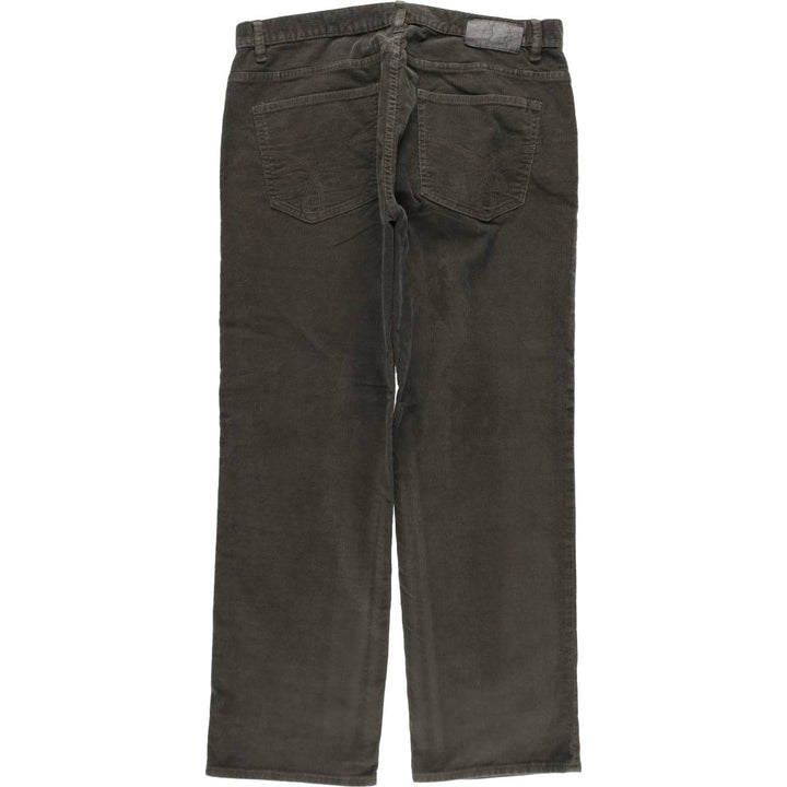 Calvin Klein Jeans corduroy pants, men's size W37 cotton dark green Vintage Second Hand