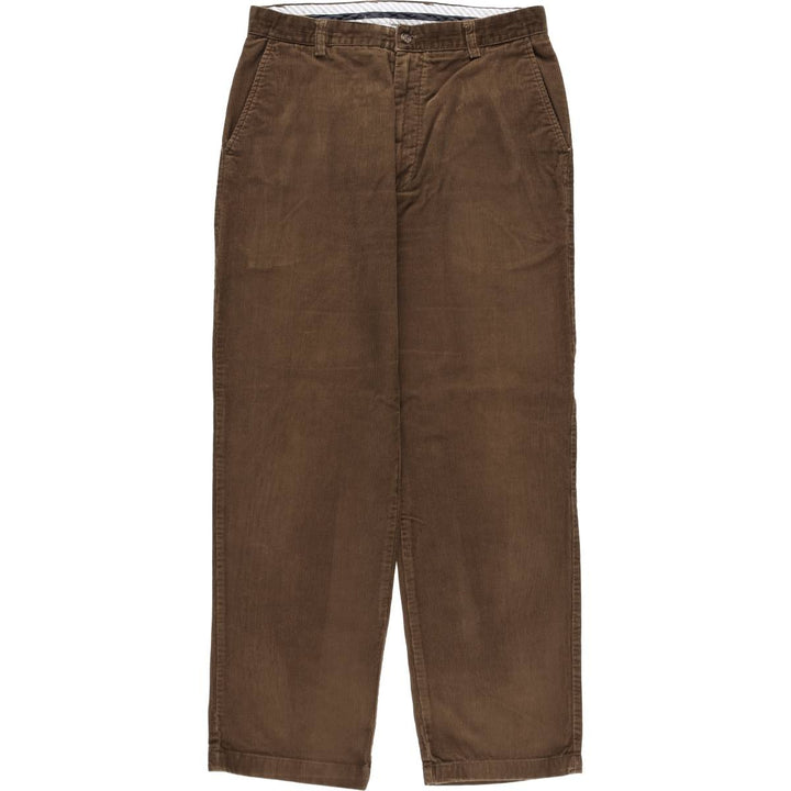 CLUB ROOM Corduroy Pants, Men's W33 (approx.) cotton brown type Vintage Second Hand