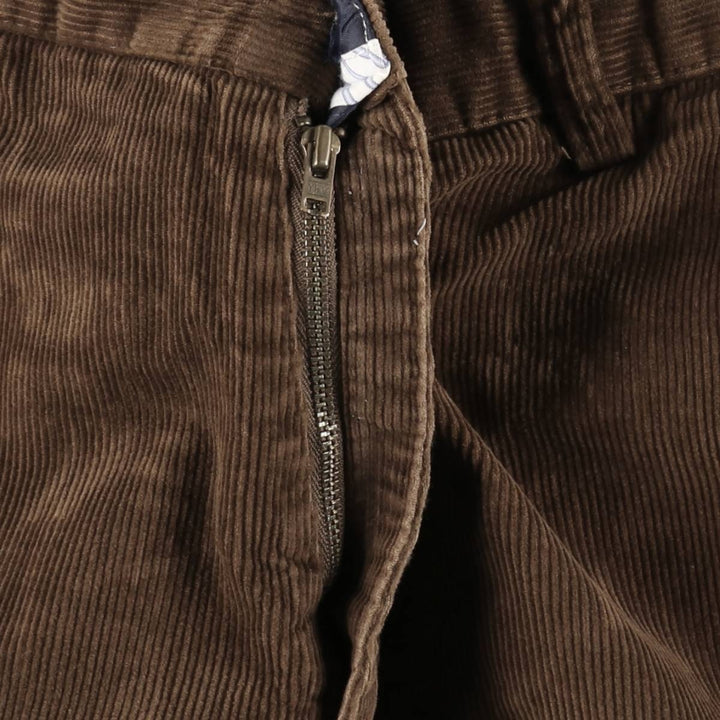 CLUB ROOM Corduroy Pants, Men's W33 (approx.) cotton brown type Vintage Second Hand