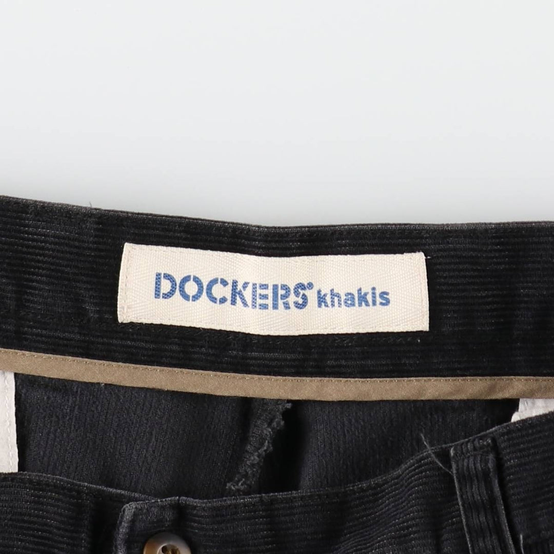 Dockers khakis corduroy pants, men's size W35 (approx.) cotton gray type Vintage Second Hand