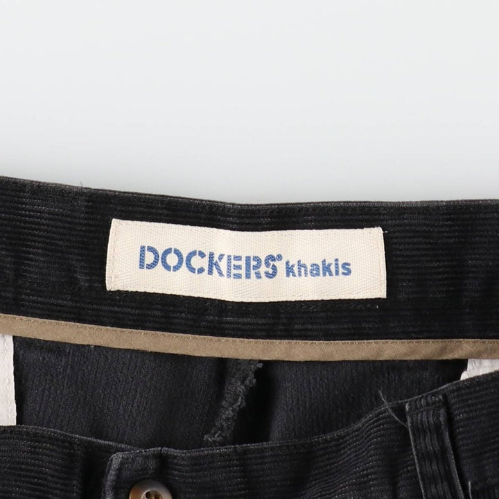 Dockers khakis corduroy pants, men's size W35 (approx.) cotton gray type Vintage Second Hand