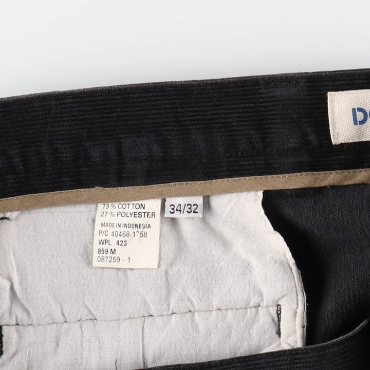 Dockers khakis corduroy pants, men's size W35 (approx.) cotton gray type Vintage Second Hand