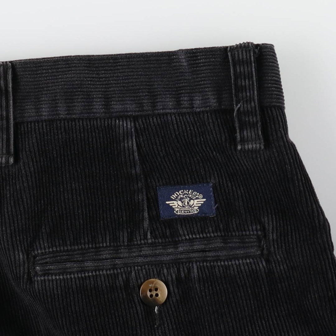 Dockers khakis corduroy pants, men's size W35 (approx.) cotton gray type Vintage Second Hand