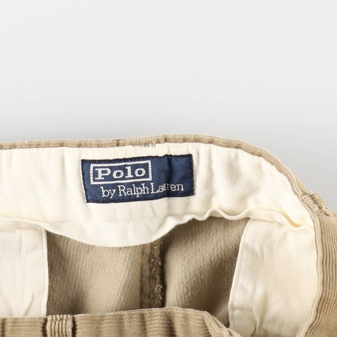 Ralph Lauren POLO by Ralph Lauren Corduroy Pants Men's W33 cotton Beige type Vintage Second Hand