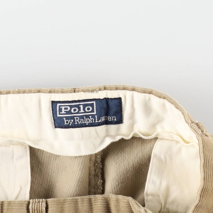Ralph Lauren POLO by Ralph Lauren Corduroy Pants Men's W33 cotton Beige type Vintage Second Hand