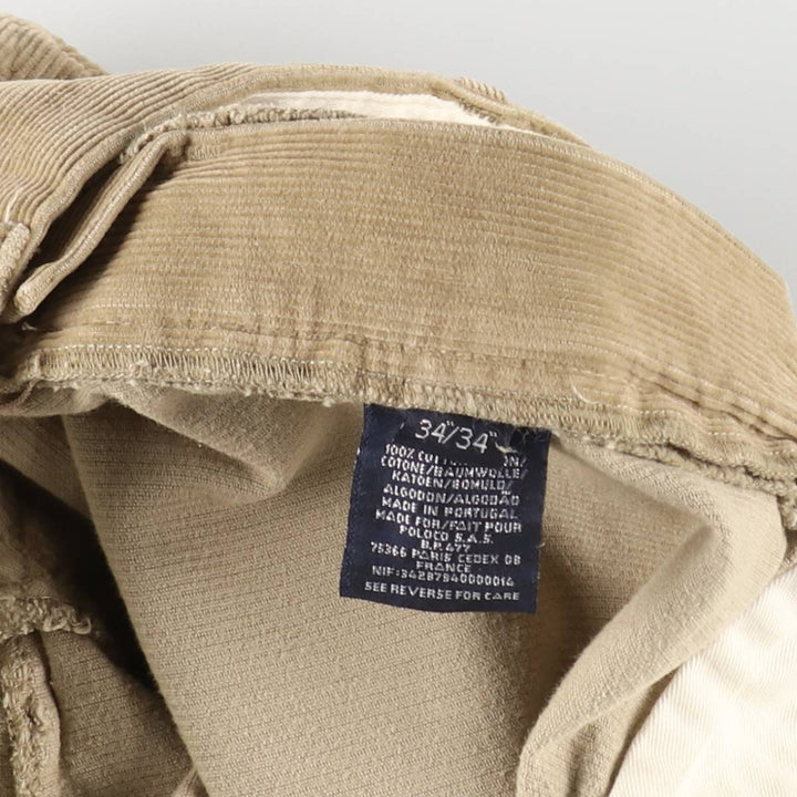 Ralph Lauren POLO by Ralph Lauren Corduroy Pants Men's W33 cotton Beige type Vintage Second Hand