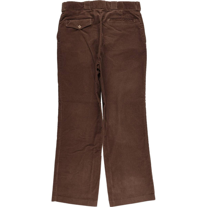 1990'S St. John's Bay corduroy pants, made in USA, men's size W33 equivalent, vintage. unclear brown type Vintage Second Hand