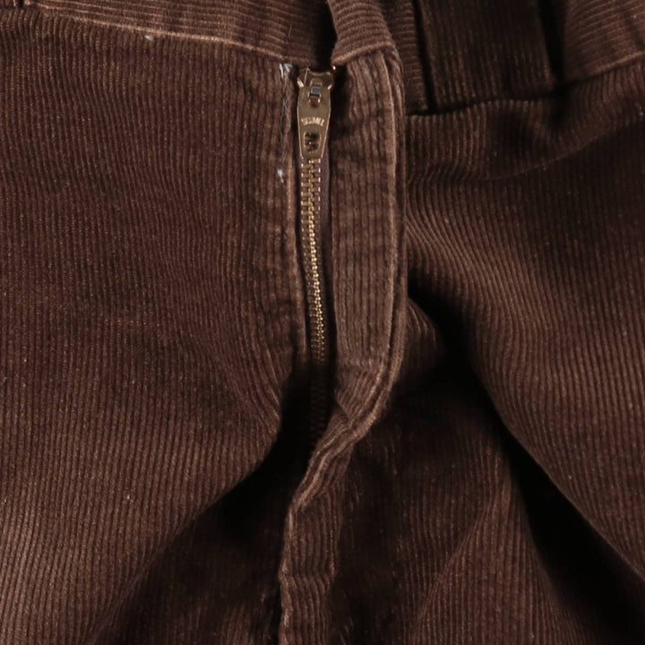 1990'S St. John's Bay corduroy pants, made in USA, men's size W33 equivalent, vintage. unclear brown type Vintage Second Hand