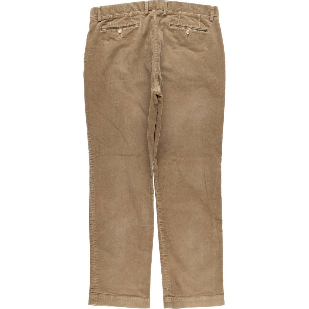 Ralph Lauren POLO RALPH LAUREN STRETCH STRAIGHT FIT Corduroy Pants, Men's Size W37 (approx.) cotton brown type Vintage Second Hand