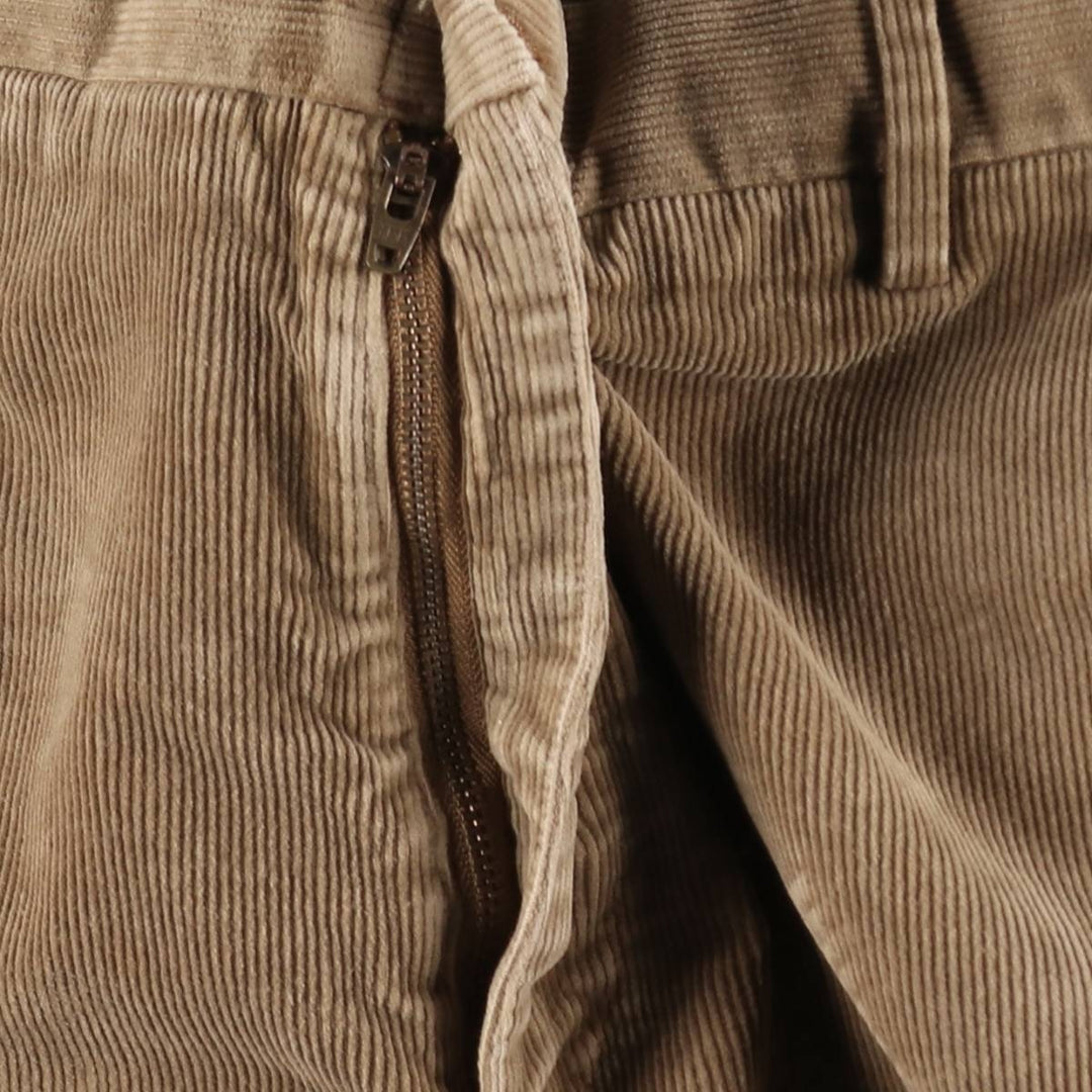 Ralph Lauren POLO RALPH LAUREN STRETCH STRAIGHT FIT Corduroy Pants, Men's Size W37 (approx.) cotton brown type Vintage Second Hand