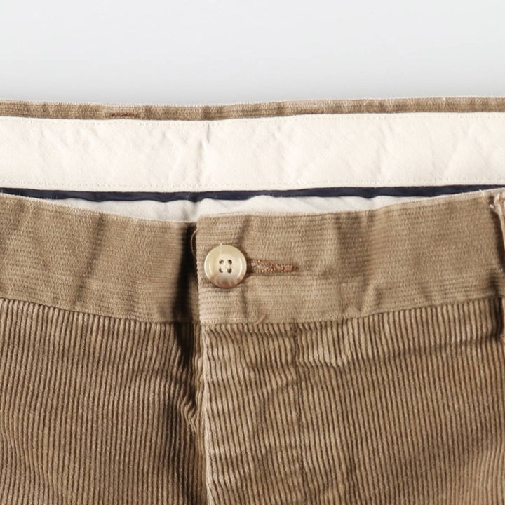 Ralph Lauren POLO RALPH LAUREN STRETCH STRAIGHT FIT Corduroy Pants, Men's Size W37 (approx.) cotton brown type Vintage Second Hand