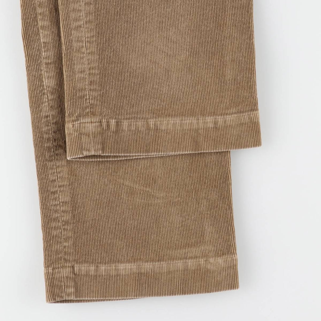 Ralph Lauren POLO RALPH LAUREN STRETCH STRAIGHT FIT Corduroy Pants, Men's Size W37 (approx.) cotton brown type Vintage Second Hand