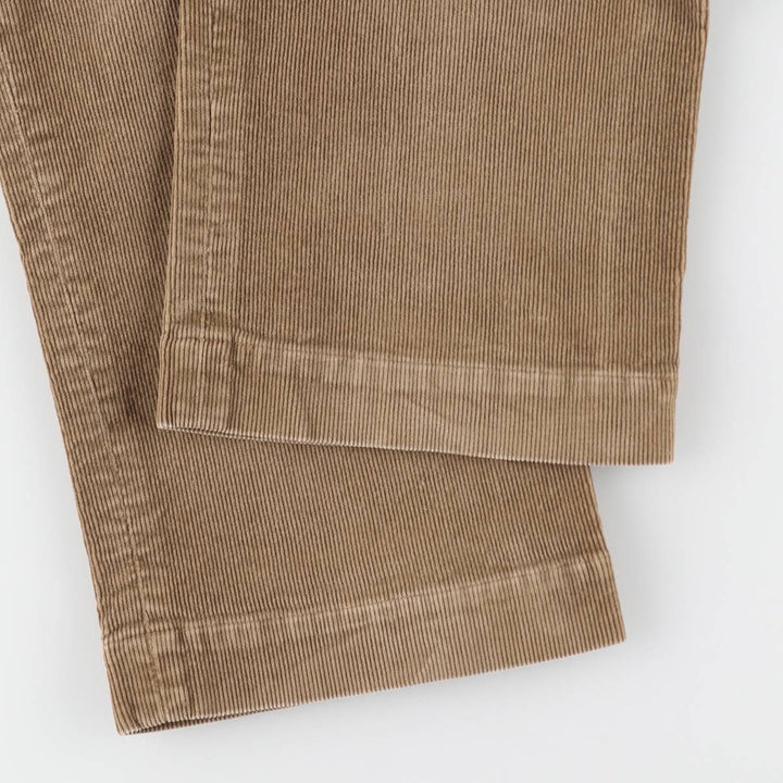 Ralph Lauren POLO RALPH LAUREN STRETCH STRAIGHT FIT Corduroy Pants, Men's Size W37 (approx.) cotton brown type Vintage Second Hand