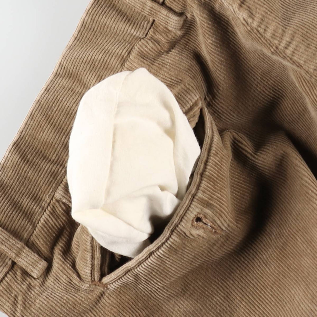 Ralph Lauren POLO RALPH LAUREN STRETCH STRAIGHT FIT Corduroy Pants, Men's Size W37 (approx.) cotton brown type Vintage Second Hand